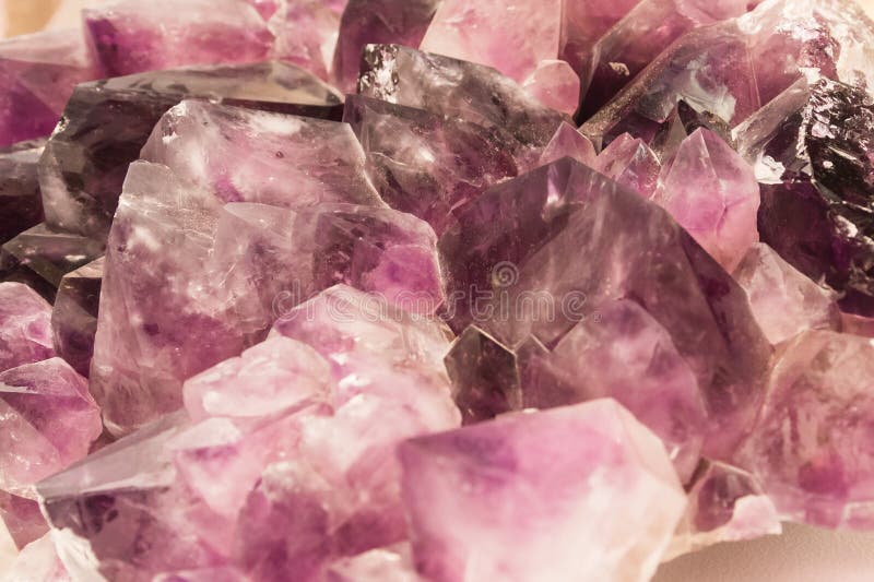 Violet Amethyst Crystals
