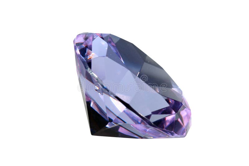 Violet crystal royalty free stock photos