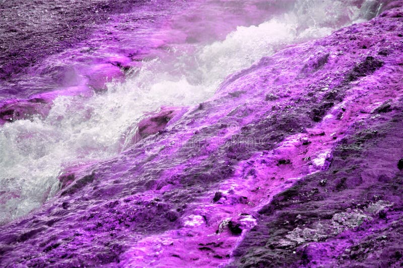 Violet geyser minerals geology boiling fluid