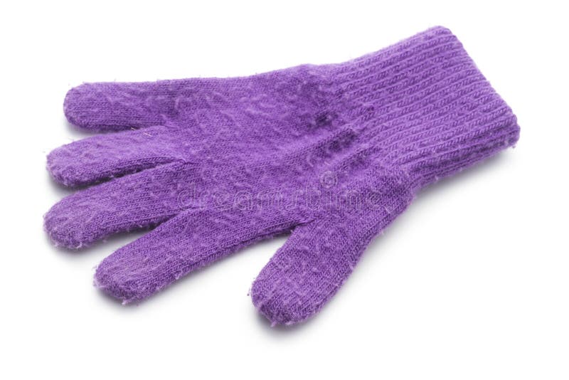 Violet glove