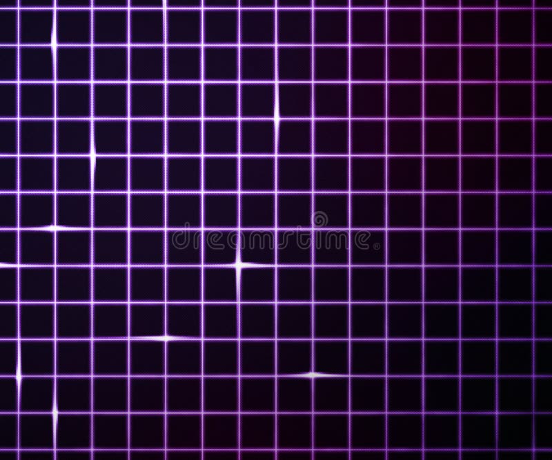 Violet Laser Light Grid Background