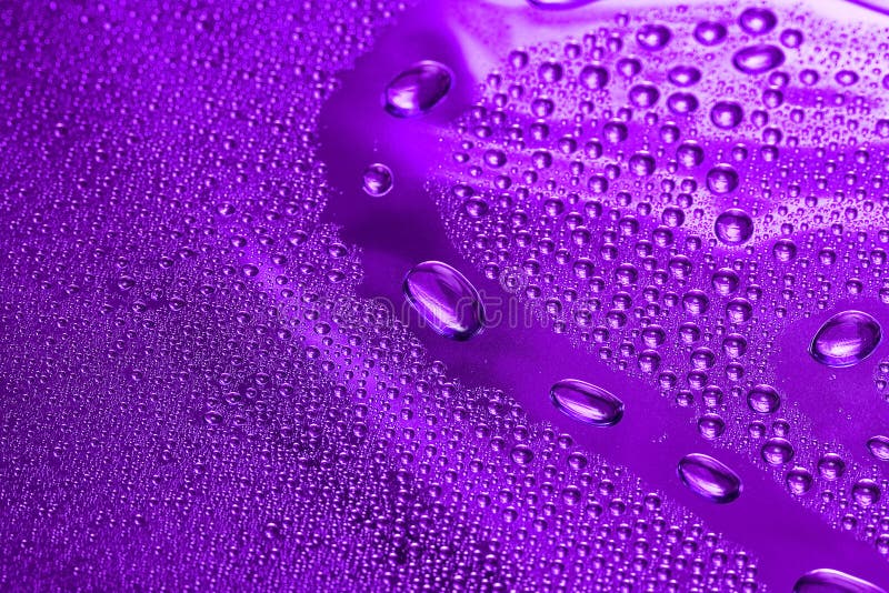 Violet water drop