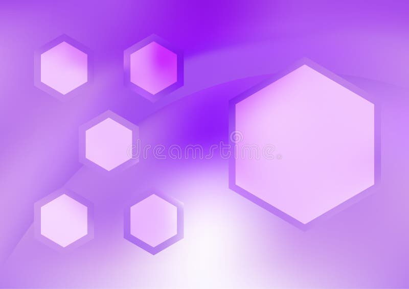 Violett modern hexagonbakgrund