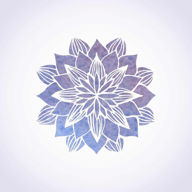 Violettes Spitzemuster des Aquarells Diese Datei war auch gesichertes EPS10, dass Sie es ändern können mandala stock abbildung Violettes Spitzemuster des Aquarells Diese Datei war auch gesichertes EPS10, dass Sie es ändern können mandala stock abbildung