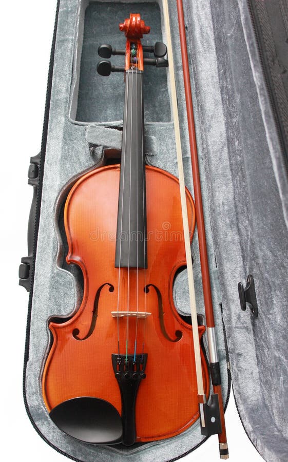Violin in the box stock photo. Image of vintage, idea 23956832