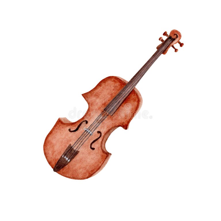 String Instrument Watercolor Stock Illustrations – 1,248 String