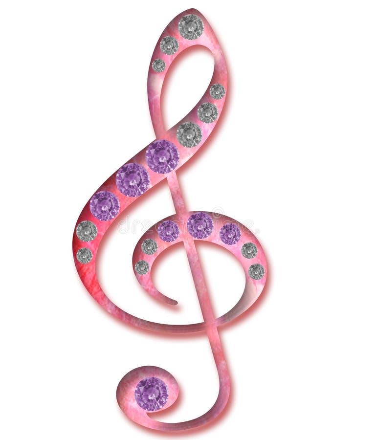 Violin Music Key Picture. Image 8672212