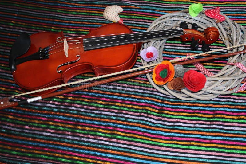 Violin Romantic Musical Instrument Also Called Fiddle and Viola Stock Photo Image of munich
