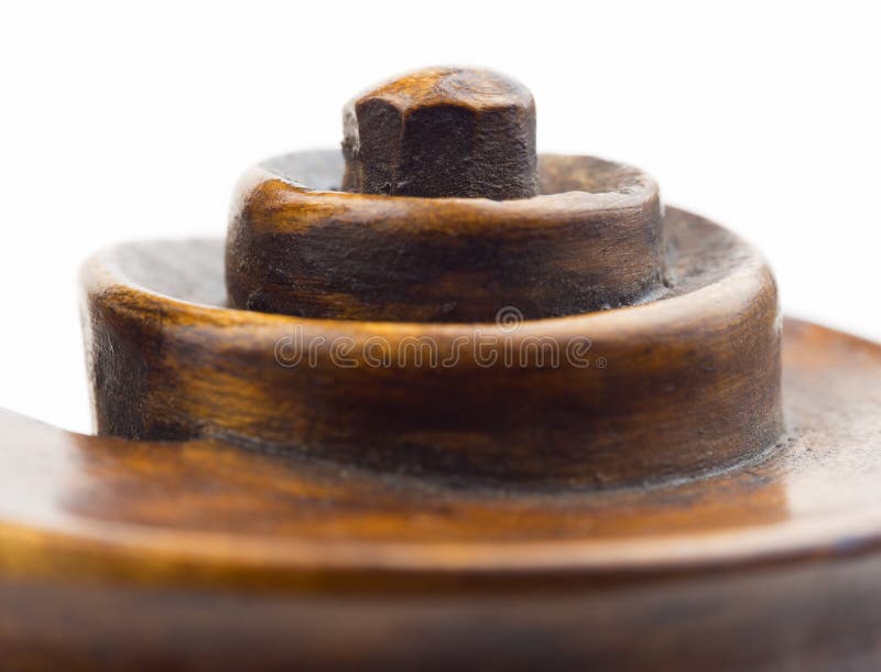 Violin scroll royalty free stock images