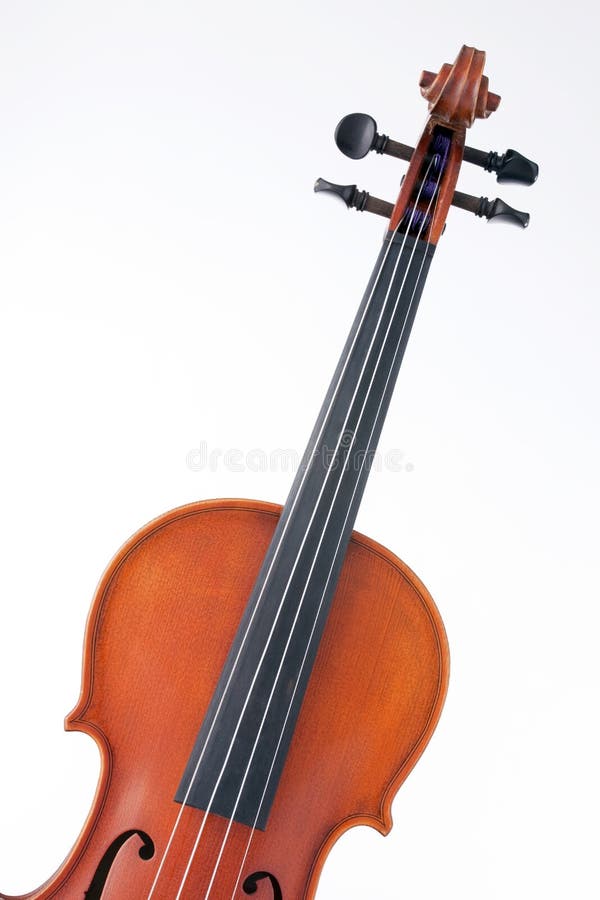 Violin Viola Isolated On White