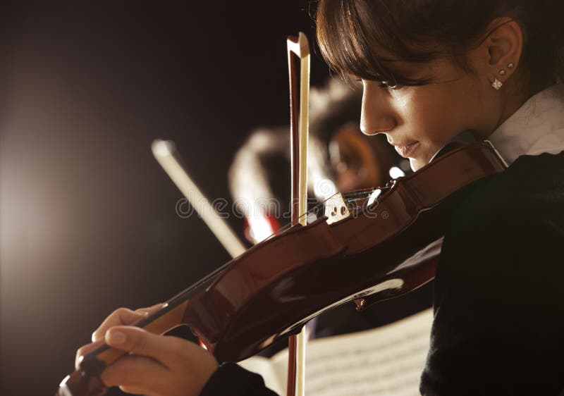 Violinist woman royalty free stock photos Violinist woman royalty free stock photos