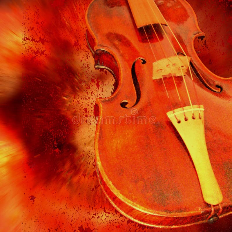Violino rosso fotografia stock Violino rosso fotografia stock