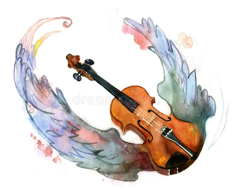 Viool vector illustratie Viool vector illustratie