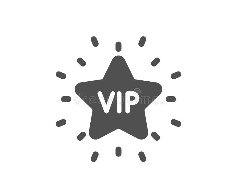 Vip Icon Very Important Person Star Sign Vector Stock Vector Illustration Of Quality Design