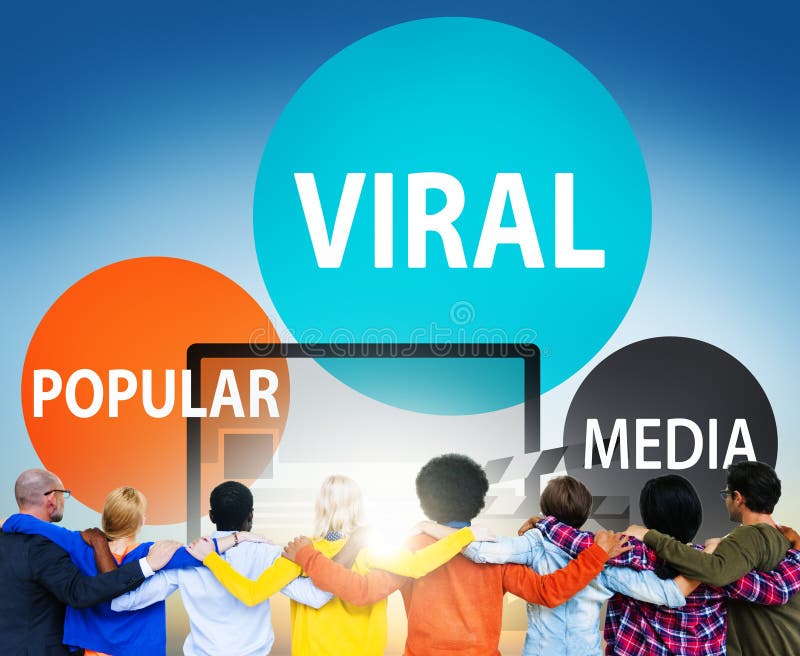 Viraal Globaal de Communicatie Technologieconcept van Internet stock afbeeldingen Viraal Globaal de Communicatie Technologieconcept van Internet stock afbeeldingen