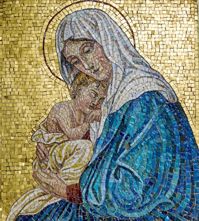 Virgen Maria y Jesús