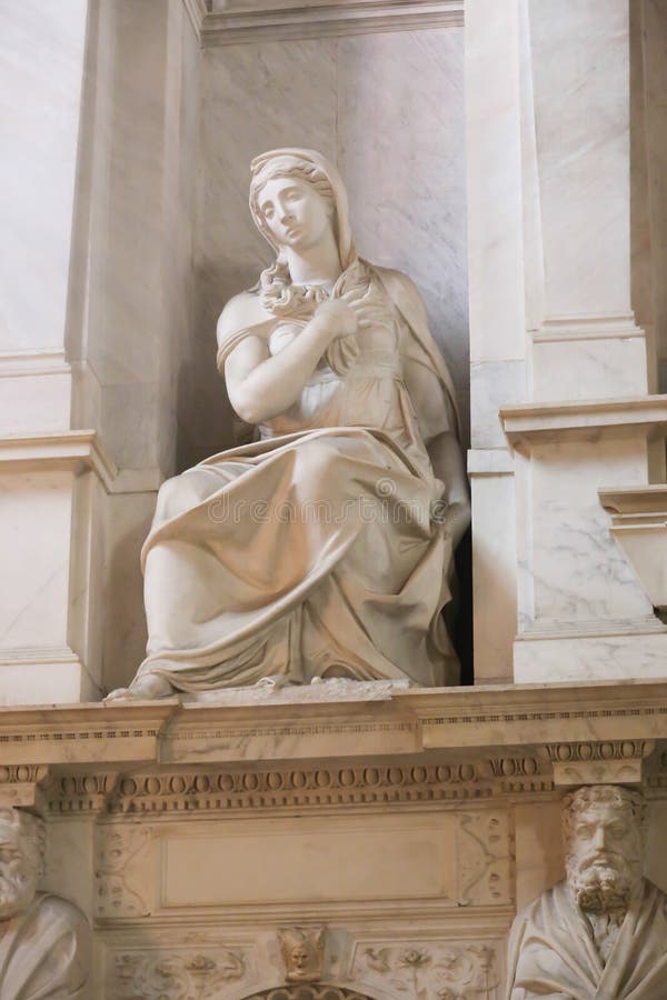 Virgen Mary Sculpture - Vaticano, Italia fotos de archivo Virgen Mary Sculpture - Vaticano, Italia fotos de archivo