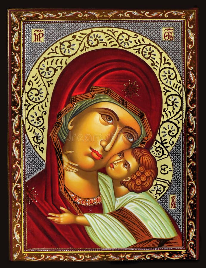 Virgen María y Jesús
