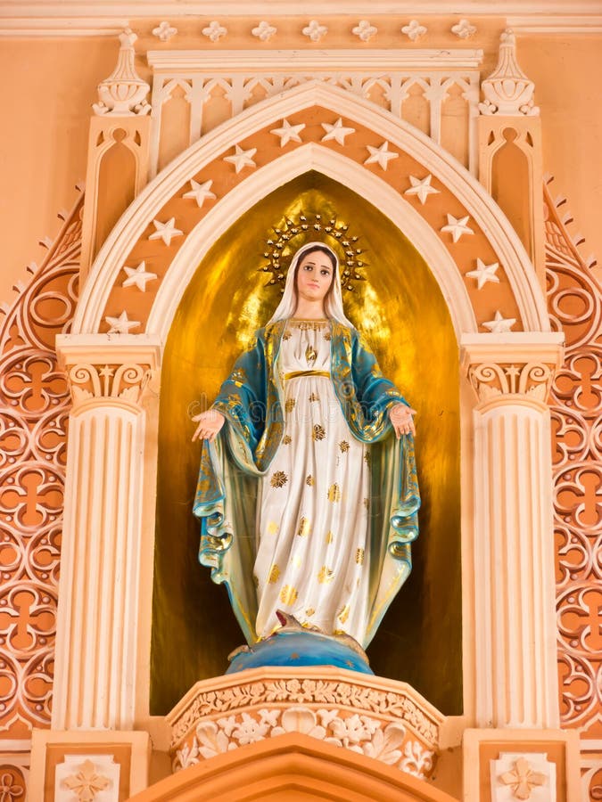 The virgin mary stock photography