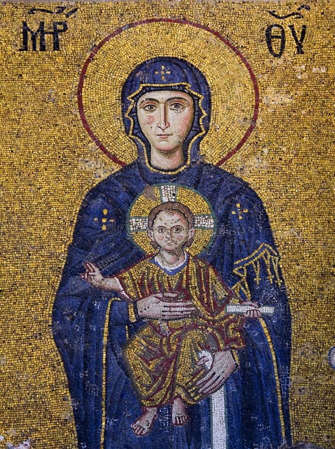 Virgin Mary and the child