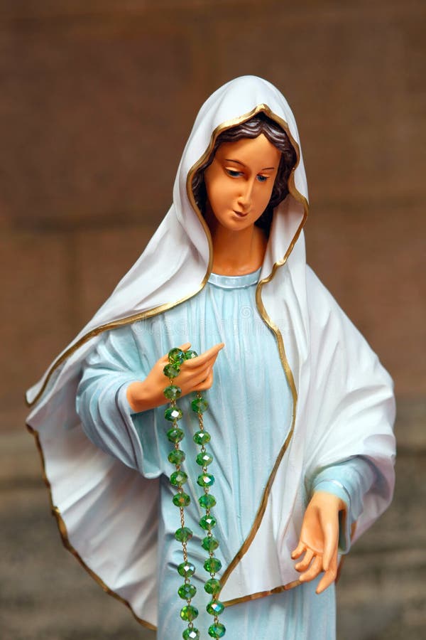 Virgin mary statue royalty free stock photography