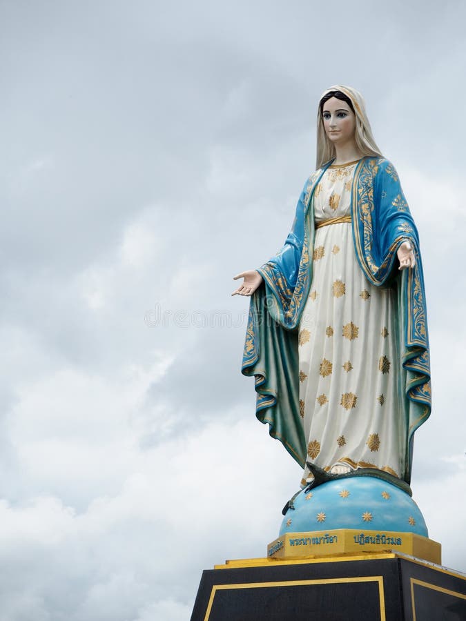 1,654 Virgin Mary Blue Background Sky Stock Photos - Free & Royalty ...