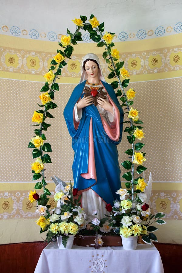Virgin Mary stock photo