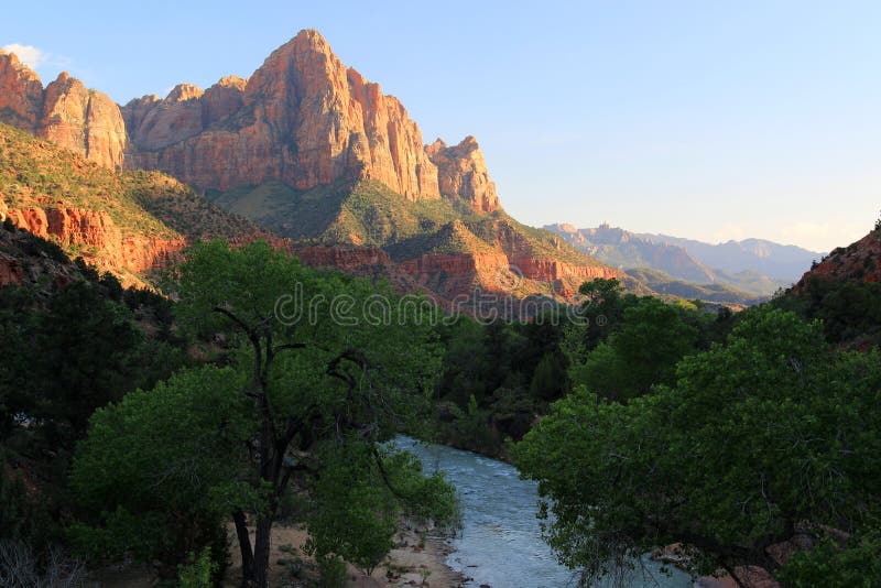 Watchman Towers over the Virgin River