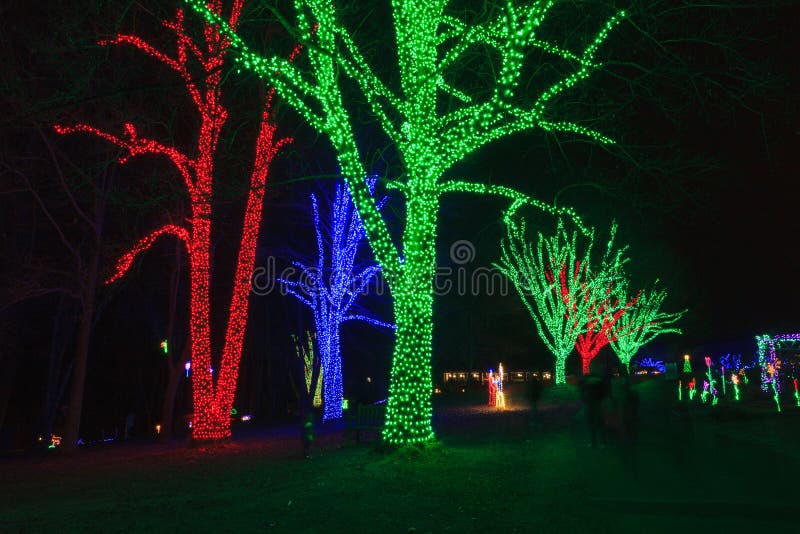 Virginia Holiday Festival Of Lights Stock Image Image Of