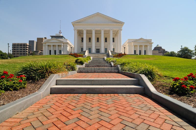 Virginia State Capitol stock images