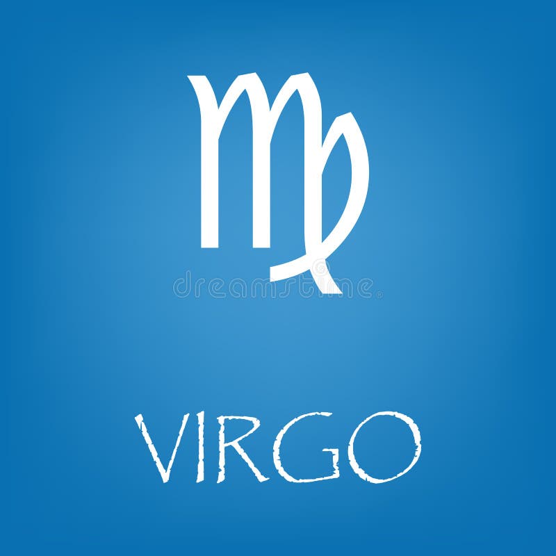 Virgo Zodiac Sign Icons Set Vector Simple Stock Vector - Illustration ...