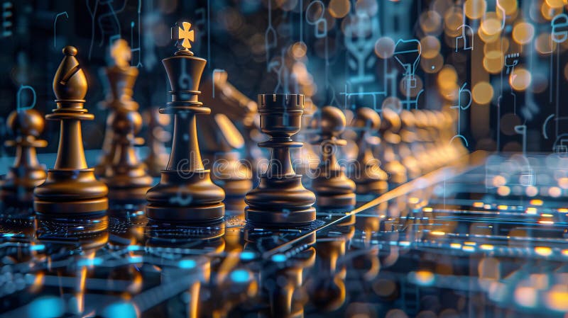 A Virtual Board for Chess Strategy with Arrows and Annotations. Annotations ai stock images, royalty-free photos and pictures