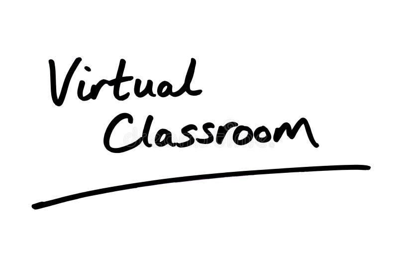 Virtual Classroom stock illustration