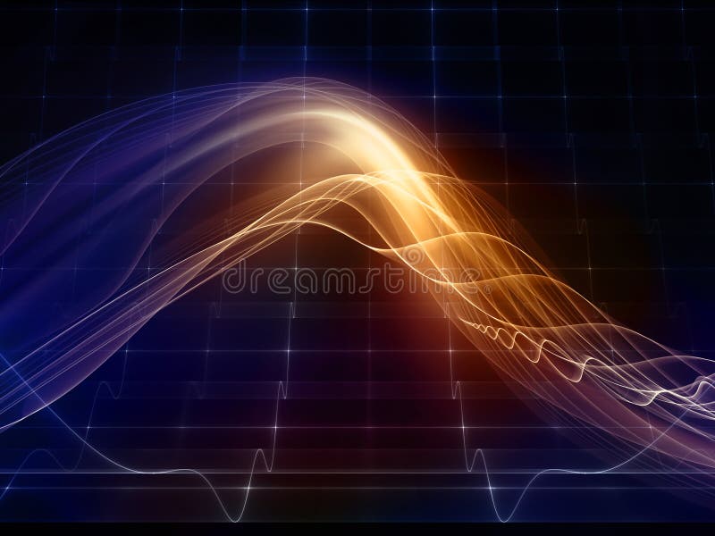 Virtual Fractal Realms vector illustration