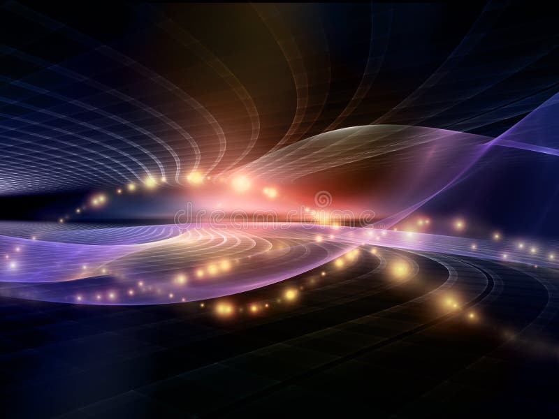 Virtual Fractal Realms stock photo