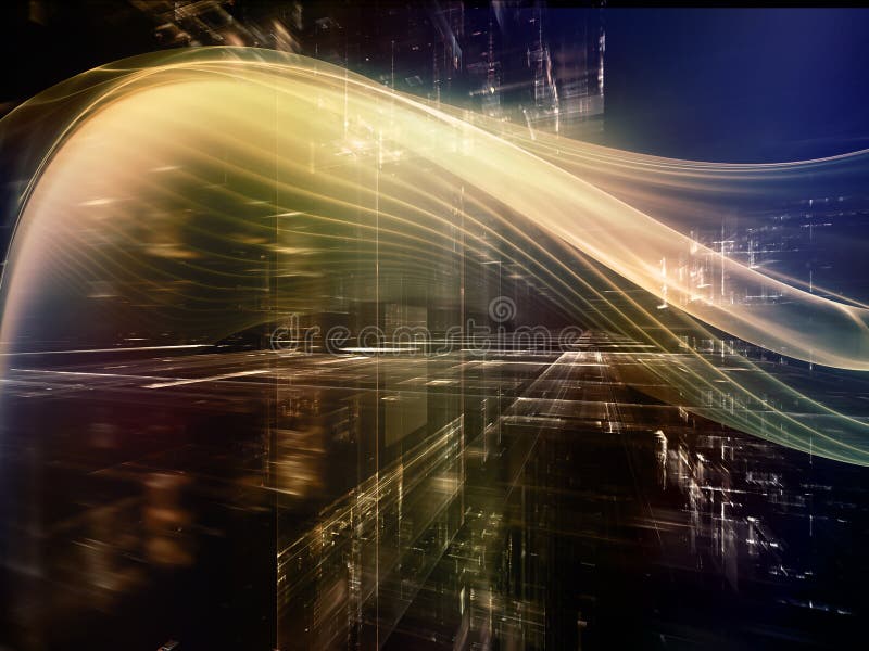 Virtual Fractal Realms stock photos