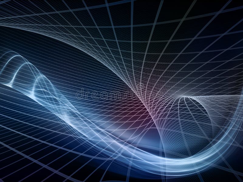 Virtual Fractal Realms royalty free illustration