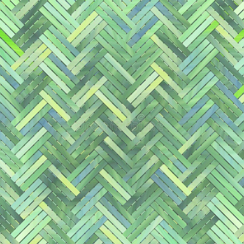 Virtual Geometric Pattern Abstract, Woven Mat or Rattan Background