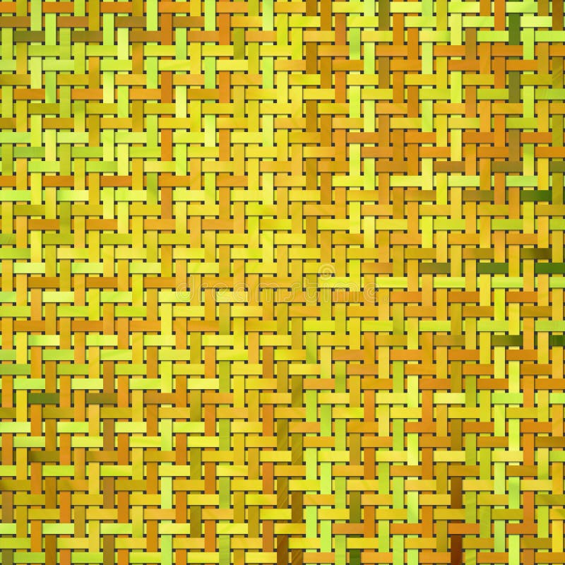 Virtual Geometric Pattern Abstract, Woven Mat or Rattan Background