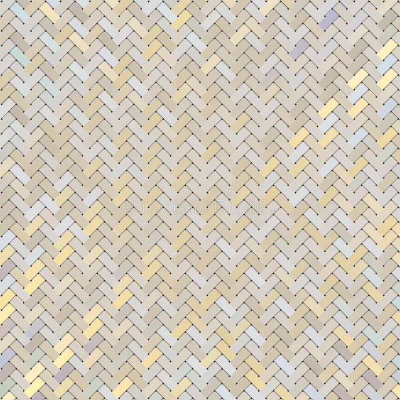 Virtual Geometric Pattern Abstract, Woven Mat or Rattan Background