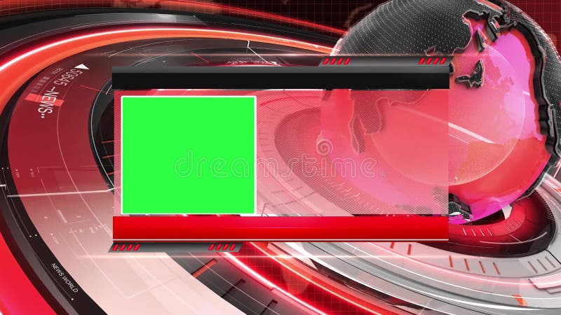 Virtual News Studio Set Green Screen Stock Footage Video of modern