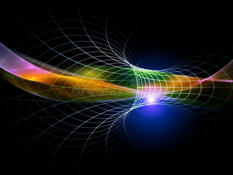 Virtual Wave stock illustration. Illustration of color 21121162