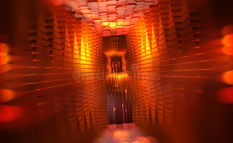 Virtuelles Portal Wissenschaftlicher Durchbruch in der Datenübertragung Quantums-Prozessor der Zukunft Hadron Collider lizenzfreie abbildung Virtuelles Portal Wissenschaftlicher Durchbruch in der Datenübertragung Quantums-Prozessor der Zukunft Hadron Collider lizenzfreie abbildung