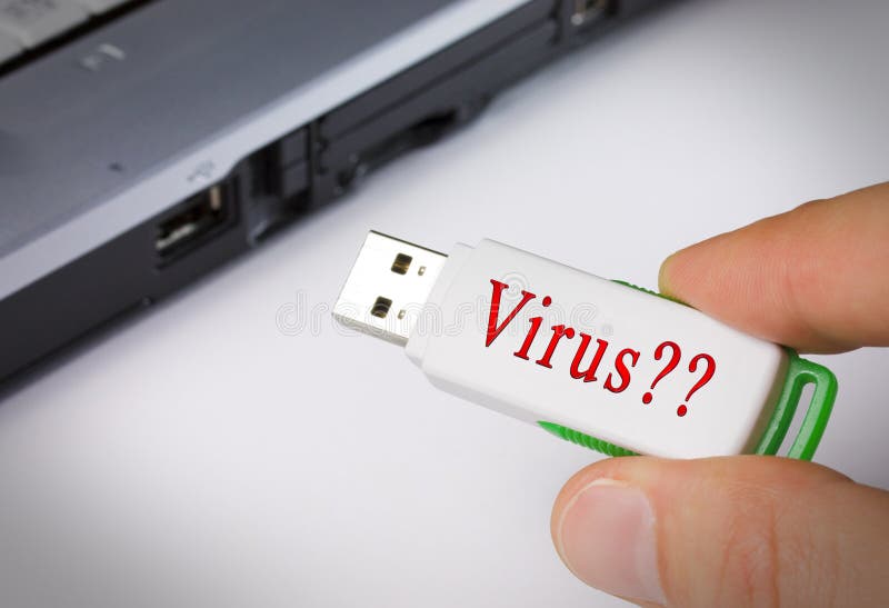 Virus? stock afbeelding Virus? stock afbeelding