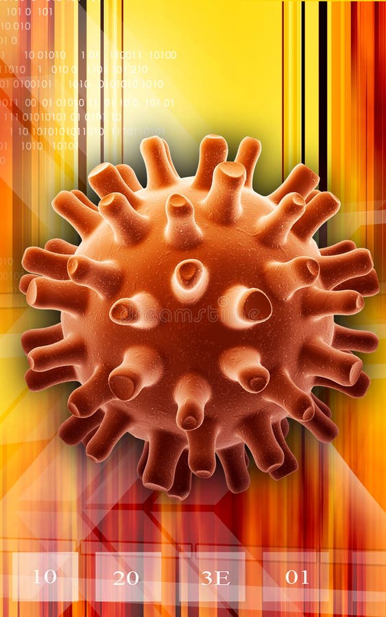 Virus vektor illustrationer