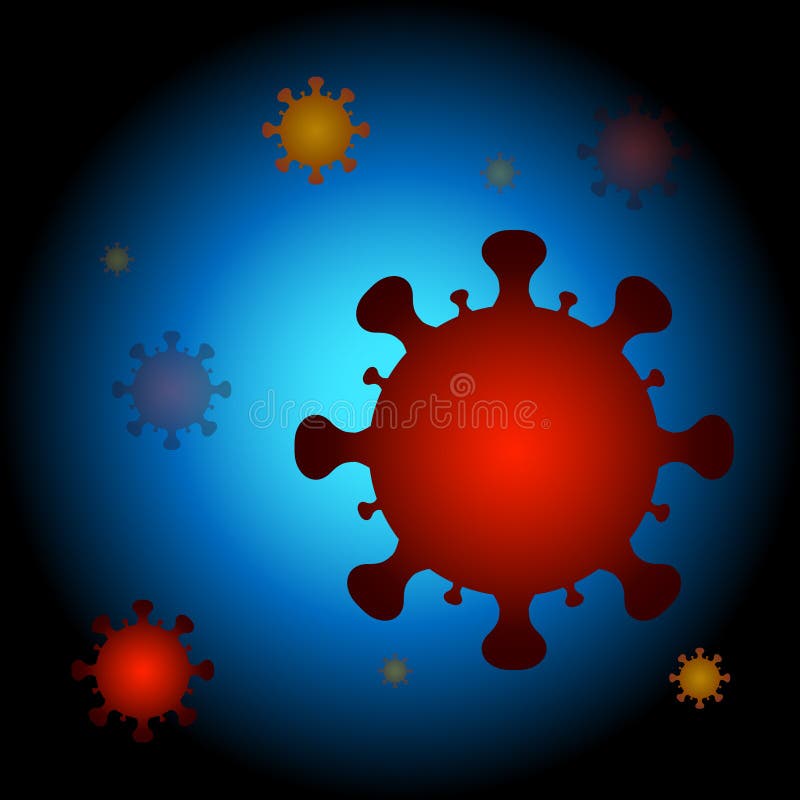 Virus cells background vector illustration Virus cells background vector illustration