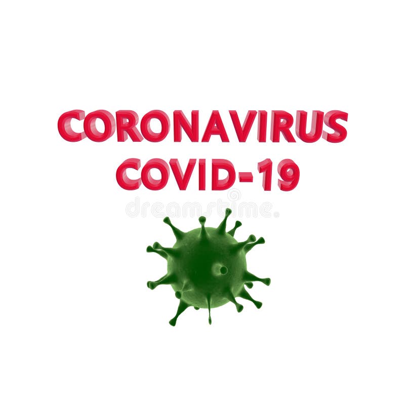 Virus del rendering 3d o cellule batteriche 3d virus cellulare covid19 illustrazione vettoriale