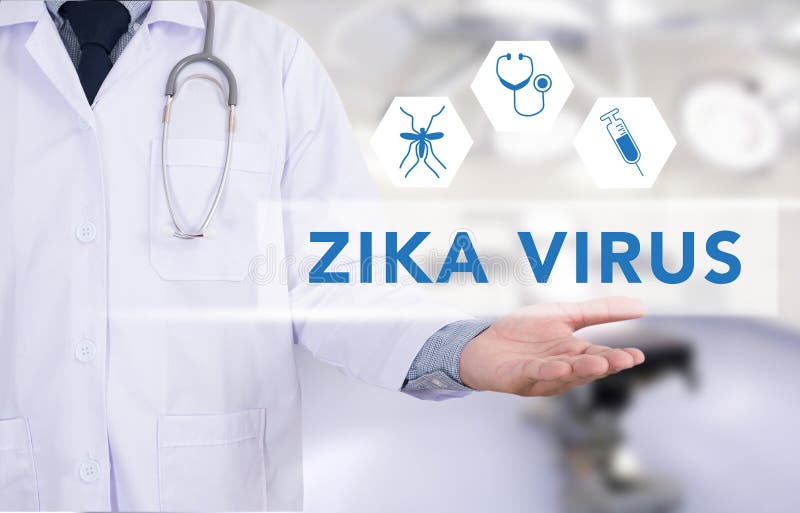 Virus di Zika immagine stock Virus di Zika immagine stock