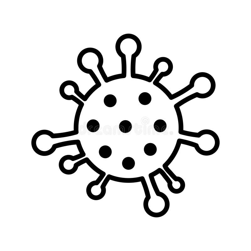 Virus Icon. Bacteria Virus Disease Illness Icon Stock Vector ...