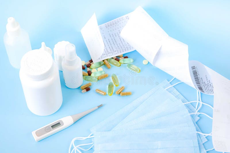Virus medication and protection. royalty free stock photography Virus medication and protection. royalty free stock photography